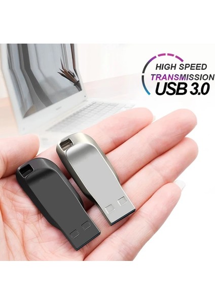 Siyah 1 Tb Elough Yüksek Hızlı USB 3.0 Flash Sürücü Metal Kalem Sürücü 2 Tb/1 TB/512G Su Geçirmez Flash Disk Mini Bellek Çubukları 32G U Disk Kalem Sürücü (Yurt Dışından)