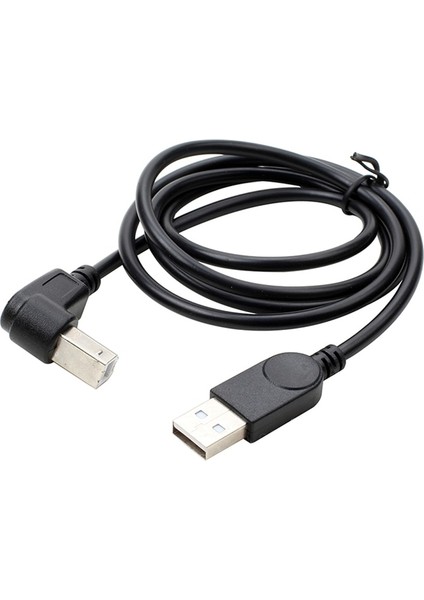 Sağ 5m 30-150CM USB 2.0 A Erkekten Usb'ye B Erkek B Tipi Bm Yukarı ve Aşağı Sol ve Sağ Köşe Yazıcı Tarayıcı 90 Derece Kablo Bm Açılı Kablo (Yurt Dışından) fırsatları