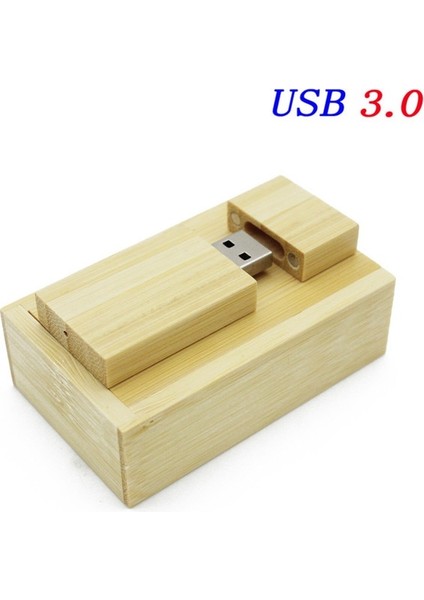 Bambu Kutu ile 4 GB Jaster Ahşap Blok USB 3.0 Flash Sürücü Kırmızı Ahşap Pendrive 4 GB 8 GB 16 GB 32 GB 64 GB 128 GB Memory Stick U Disk Hediye (Yurt Dışından)