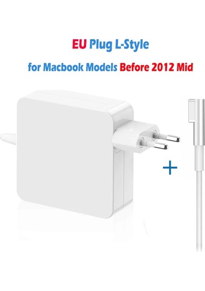 1,8 M Kablo ile Ab L 45W 2-In-1 Şarj Adaptörü Şarj Kablosu 45W 60W 85W 2 Tip T-Ipucu L-Ipucu Apple Macbook Air Pro Için Dizüstü Bilgisayar Güç Şarj Cihazı Tüm Seriler (Yurt Dışından)