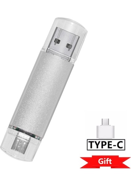 Beyaz 64 GB Mikro Otg USB Flash Sürücü 4 GB 8 GB 16 GB 64 GB 32 GB Pendrive Bilgisayar Memory Stick Android Akıllı Telefon Adaptörleri Depolama Aygıtları (Yurt Dışından)