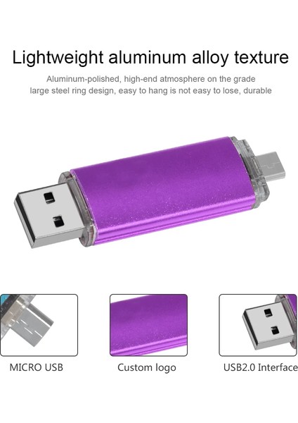 Beyaz 64 GB Mikro Otg USB Flash Sürücü 4 GB 8 GB 16 GB 64 GB 32 GB Pendrive Bilgisayar Memory Stick Android Akıllı Telefon Adaptörleri Depolama Aygıtları (Yurt Dışından) indirimleri