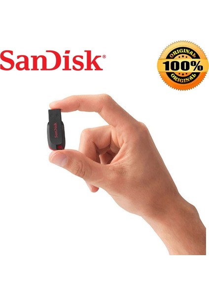 SDCZ50 Usb2.0 32GB Sandisk Cruzer Blade SDCZ50 Flash Sürücü Usb2.0 Pendrive 16GB 32GB 64GB 128G Orijinal Sandisk Kalem Sürücü Bellek Disk Pc Laptop Için (Yurt Dışından)