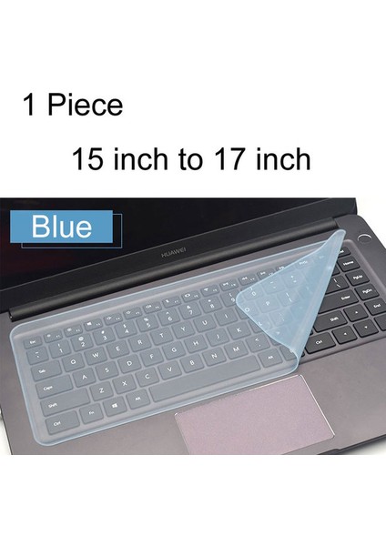 15 Inç Ila 17 Inç Evrensel Dizüstü Klavye Kapağı 12 Ila 17 Inç Koruyucu Su Geçirmez Dizüstü Klavye Filmi Macbook Pro/air Için Toz Geçirmez Silikon (Yurt Dışından)