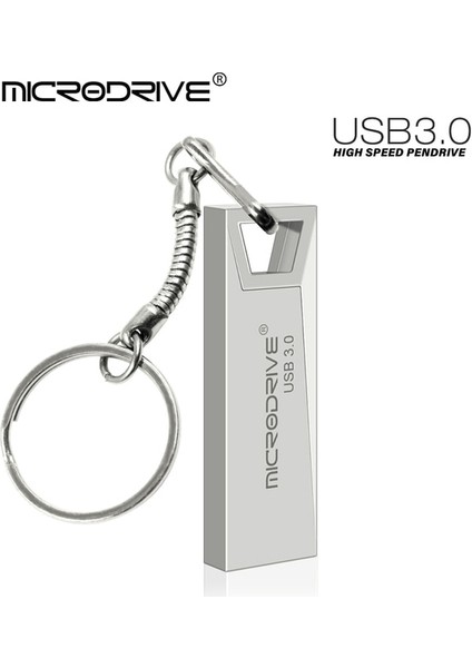 Gümüş 64GB USB 3.0 Flash Sürücü 128GB 64GB 32GB 16GB 8gb 4gb Metal Kalem Sürücü Pendrive 256G 512GB Usb3.0 Flash Bellek Cle USB Bellek Çubuğu (Yurt Dışından)