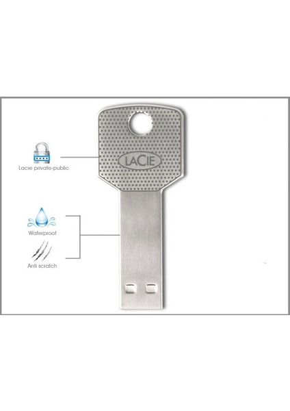 64GB Lacie Anahtar USB Flash Sürücü 4gb 8gb 1metal Kalem Sürücü 128GB 256GB Hafıza Çubuğu 6gb 32GB 64GB Su Geçirmez Pendrive U Sopa Hediye (Yurt Dışından) modelleri