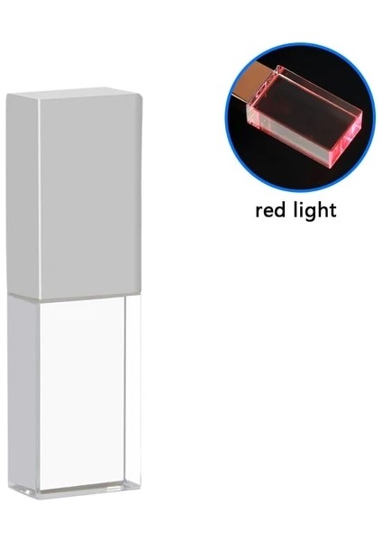 Kırmızı 16GB Moda Kristal Tarzı USB Flash Kalem Sürücü Memoria USB 4gb 8gb 16GB 32GB USB 2.0 Hediye Pendrive Cle USB (10 Adetten Fazla Ücretsiz Logo) (Yurt Dışından)