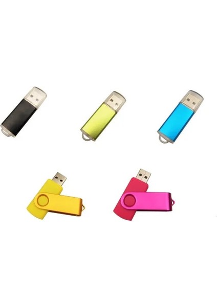 Çok Renkli USB 2.0 8 GB x 10 Adet 10 Adet/grup USB Sopa Mini Kalem Sürücü USB Flash Sürücüler 128 GB Pendrive 64GB 32GB 16GB Metal Disk Cle USB Ücretsiz Özel Logo (Yurt Dışından)