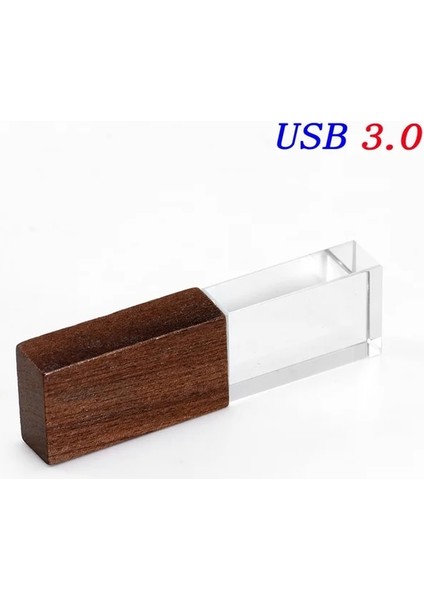 Ceviz Kutu Yok 32GB Jaster Kristal Ahşap USB Flash Sürücü 3.0 Pendrive 4gb 8gb 16GB 32GB 64GB 128GB Kalem Sürücü Düğün Hediyesi Özel Logo Ürünleri (Yurt Dışından)
