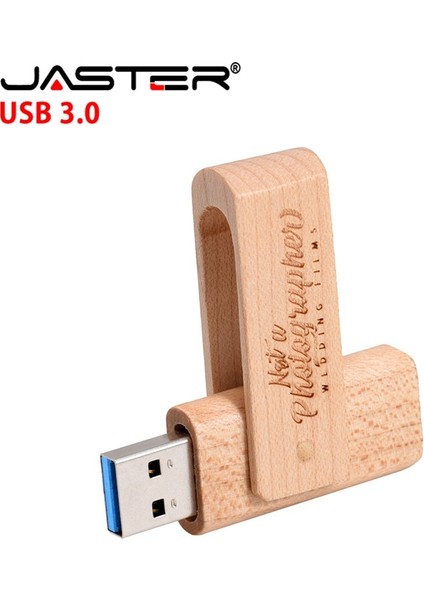 Bambu 32GB Jaster USB 3.0 Lazer Gravür Logo Özelleştirilmiş Ahşap Dönebilen USB Flash Sürücü Pendrive 4gb 8gb 16GB 32GB Hafıza Çubuğu Hediye (Yurt Dışından) fiyatları