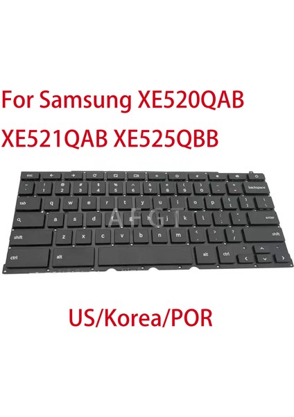 Abd Düzeni Yeni Samsung Chromebook Plus XE520QAB XE520QAB-K02US XE521QAB XE521QAB-K01US Laptop Klavye Abd Kore Por Siyah (Yurt Dışından)