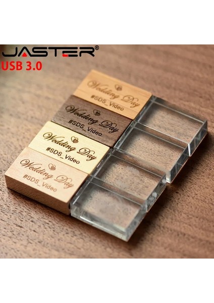 Kömürleşmiş Bambu 64GB Jaster Düğün Fotoğrafçılığı Özel Logo Ahşap Kristal Ahşap USB 3.0 64GB 32GB 16GB 4gb Versiyonu Bellek Flaşları Sopa Kalem Sürücü (Yurt Dışından) indirimleri