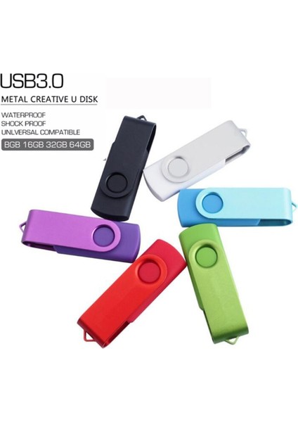Sarı Renk 64GB USB 3.0 Özel Logo Sıcak Satış Metal 3.0 USB Flash Sürücü 128GB Kalem Sürücü 8gb 16GB 32GB 64GB USB Stick 3.0 Flash Sürücü Yüksek Hızlı Pendrive (Yurt Dışından)