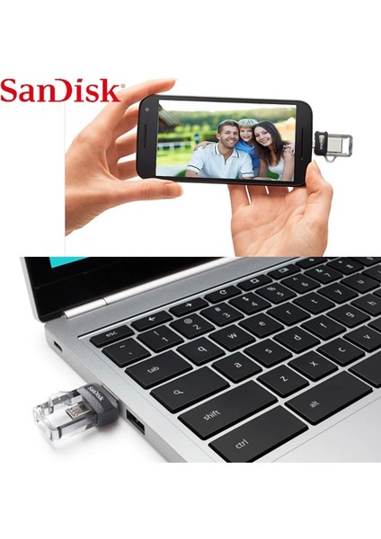 64GB Otg USB Flash Sürücü 16G 32GB 64GB Sandisk USB 3.0 Çift Kalem Sürücü Mini 128GB 256GB Pendrive Pc ve Android Telefon Için Yüksek Hızlı (Yurt Dışından) fırsatları
