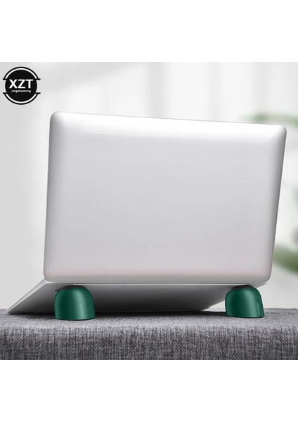 Yeşil Roman Laptop Standı Manyetik Soğutma Standı MacBook Pro Hava Dizüstü iPad Mini Taşınabilir Tutucu Isı Dağıtımı Tırtıklı Ped (Yurt Dışından) indirimleri