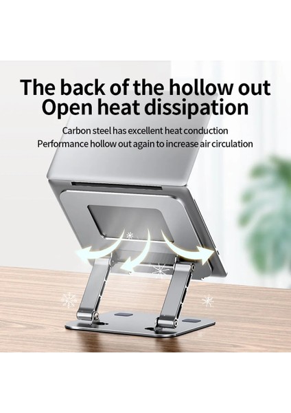 Gri Dizüstü Bilgisayar Standı Ayarlanabilir Alüminyum Alaşımlı Dizüstü Tablet Standı 17 Inç'e Kadar Dizüstü Bilgisayar Taşınabilir Katlama Tutucu Soğutma Braketi Desteği (Yurt Dışından) fırsatları