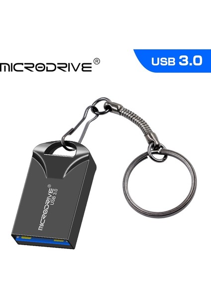 Gümüş 256GB USB 3.0 Flash Sürücü Süper Mini Kalem Sürücü 64GB 32GB Pendrive USB Metal Çubuk 128GB Bellek Çubuğu Gerçek Kapasiteli Flash Bellek (Yurt Dışından)