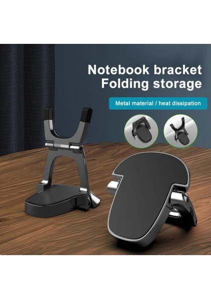 Çinko Alaşımı Ryra Metal Katlanabilir Dizüstü Bilgisayar Standı Kaymaz Taban Braketi Desteği Taşınabilir Dizüstü Bilgisayar Standları Macbook Huawei Xiaomi Dizüstü Bilgisayar Çantası (Yurt Dışından) indirimleri
