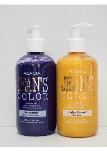 Amaranth-Altın Sarı 250 ml 2li Set