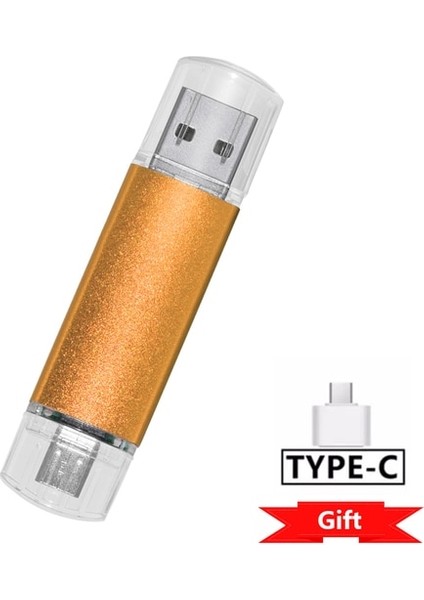 Turuncu 64GB Mikro Otg USB Flash Sürücü 4gb 8gb 16GB 64GB 32GB Pendrive Bilgisayar Memory Stick Android Akıllı Telefon Adaptörleri Depolama Aygıtları (Yurt Dışından)