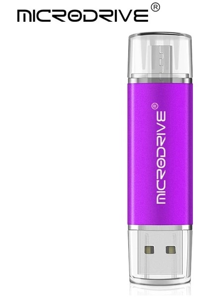Mor 128 GB Renkli Otg USB Flash Bellek Çubuğu 32 GB Pendrive 64 GB 128 GB U Disk USB Flash Sürücü Bilgisayar/android Telefon Için (Yurt Dışından)