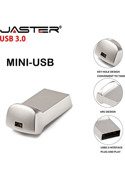 Kartal Logosu 64GB Özel Logo Metal Mini Usb3.0 Flash Sürücü 4gb 8gb 16GB 32GB 64GB 128G Yüksek Hızlı Kalem Sürücüler Hediye Memory Stick 100% Gerçek Kapasite (Yurt Dışından) indirimleri