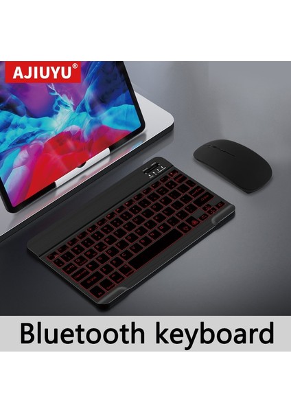 Nobacklight Addmouse Arkadan Aydınlatmalı Bluetooth Kablosuz Klavye Rusça Fransızca Ispanyolca Kore Portekizce iPad Huaweı Lenovo Samsung Telefon Tablet (Yurt Dışından)