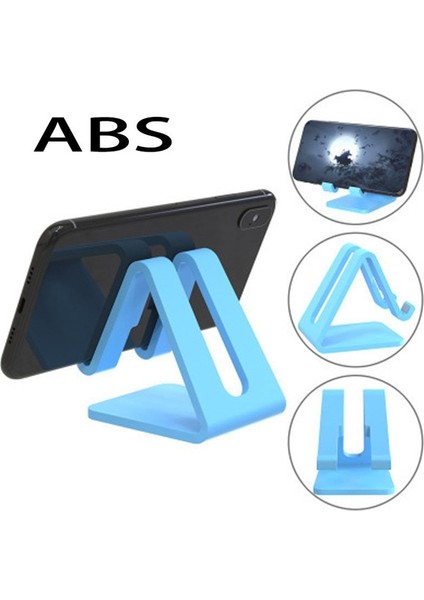 Abs Malzeme Evrensel Alüminyum Stand Masası Tutucu Xiaomi Huawei Için Cep Telefonu Tutucu iPhone Için Metal Tablet Standı ipad Için Siyah Altın (Yurt Dışından)