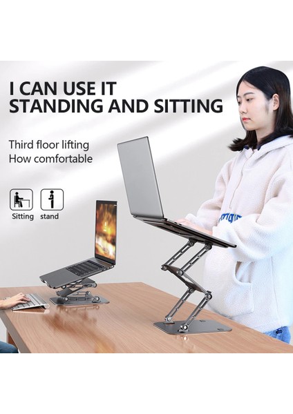 Zeytin Dizüstü Standı Alüminyum Alo Katlanabilir Dizüstü Bilgisayar Desteği Tablet Macbook Dizüstü Taşınabilir Katlama Tutucu Soğutma Braketi Desteği (Yurt Dışından) modelleri