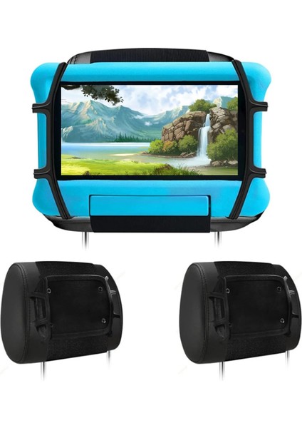 Siyah Evrensel Araba Arka Koltuk Kafalık Montaj Tutucu 7-10.5 Inç Tablet Pc Için Standı (Yurt Dışından)