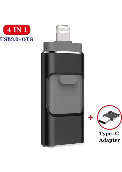 Pembe Göndermek Tip C 8 GB USB Flash Sürücü 128G Usb3.0 Pendrive iPhone Xs Için Max x 8 7 6 iPad 8/16/32/64/128 256 GB Memory Stick USB Anahtar Mfi Kalem Sürücü (Yurt Dışından)