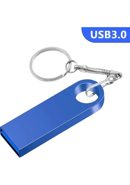 Mavi 3.0 128GB Sıcak Satış Metal 3.0 USB Flash Sürücü 128GB Kalem Sürücü 8gb 16GB 32GB 64GB USB Stick 3.0 Flash Sürücü Yüksek Hızlı Pendrive Özel Logo (Yurt Dışından)