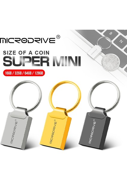 Gümüş 8 GB 10 Adet Mini USB Flash Sürücü Su Geçirmez USB Sopa 32 GB 16 GB 8 GB Süper Minik Kalem Sürücü Gerçek Kapasite Pendrive Memory Stick U Disk (Yurt Dışından)