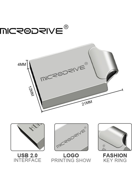 Gümüş 8 GB 10 Adet Mini USB Flash Sürücü Su Geçirmez USB Sopa 32 GB 16 GB 8 GB Süper Minik Kalem Sürücü Gerçek Kapasite Pendrive Memory Stick U Disk (Yurt Dışından)