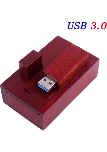 Gül Ağacı 32GB Jaster USB 3.0 Ahşap USB + Kutusu USB Flash Sürücü Memory Stick Pendrive 4gb 8gb 16GB 32GB 64GB U Disk Düğün Hediyesi Ücretsiz Özel Logo (Yurt Dışından)