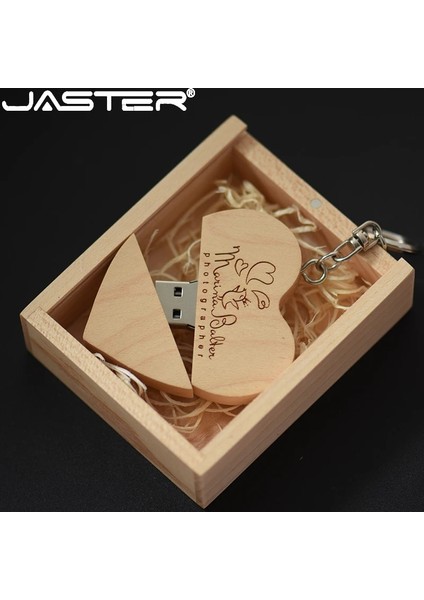 Ahşap Kutulu Ceviz 32 GB 5 Adet/grup Demir Kutu Memory Stick Ahşap Kalp USB Flash Sürücü Ücretsiz Özel Logo Kalem Sürücü 128 GB 64 GB 32 GB Fotoğraf Düğün Hediyesi (Yurt Dışından)