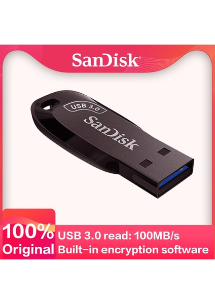 CZ410-1PCS 128GB Sandisk Flash Sürücü USB 3.0 CZ410 256GB 128GB 64GB 32GB Orijinal Mini USB Bellek Çubuğu Siyah U Disk Su Geçirmez Yüksek Hızlı Kopyalama (Yurt Dışından) fiyatları