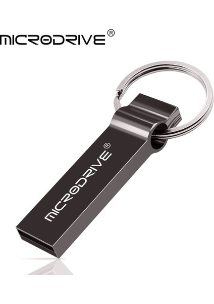 Siyah 128GB Kalem Sürücüsü USB Flash Sürücüler 128GB Yüksek Hızlı 64GB 32GB U Disk Su Geçirmez 16GB Kalem Sürücüsü Gerçek Kapasite Metal Memoria Stick 2.0 (Yurt Dışından)