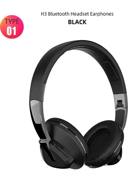 T1 Siyah Kablosuz Bluetooth Kulaklık Katlanabilir Stereo Bas Kulaklık Müzik Oyunu Kask Hediye Mic ile Dizüstü Bilgisayar Için USB Bluetooth Adaptörü Telefon (Yurt Dışından)