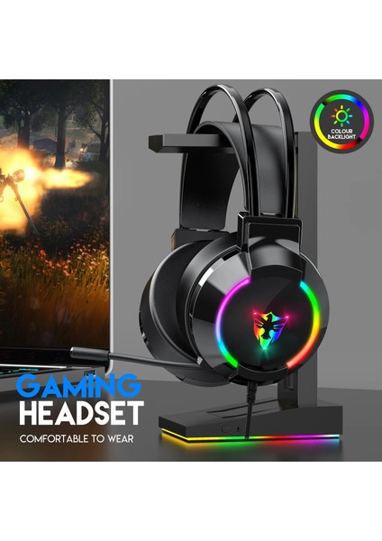 Uzun Buğday Kablolu Kulaklık Gamer Pc 3.5mm Ps4 Kulaklıklar Çevresel Ses Mikrofon Oyun Kulak Üstü Dizüstü Tablet Gamer (Yurt Dışından) modelleri