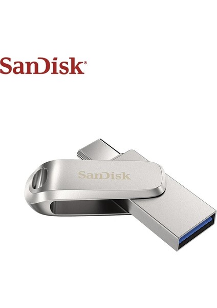 128GB Orijinal Sandisk Ultra Çift Sürücü USB 3.1 Tip C 128GB 64GB 32GB Flash Disk 256GB 512GB Metal Memory Stick USB Tip A Pendrive (Yurt Dışından)