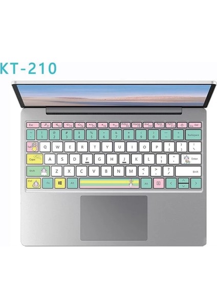 KT-210 Yüzey Dizüstü 3/2 Klavye Çıkartmalar Tuşları Mektup Microsoft Dizüstü Pro7 Tablet Karikatür Anime Yaratıcılık Sevimli Koruyucu Film (Yurt Dışından)