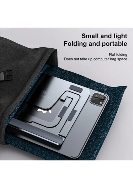 01 Tablet Masaüstü Dizüstü Standı Alüminyum Bilgisayar Dizüstü Desteği iPad Pro Yükseltici 8 Dişli Ayarı Dizüstü Bilgisayar Standı 4-12.9 Inç (Yurt Dışından) fiyatları