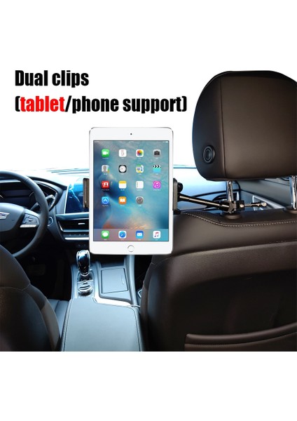 Kısa 4-11 Inç Tablet Araç Tutucu Sihirli Kol Kelepçesi 1/4 "adaptör Için iPad Arka Koltuk Destekçisi Halkalı Telefon Kılıfı Tablet Aksesuarları Arabada (Yurt Dışından) fırsatları