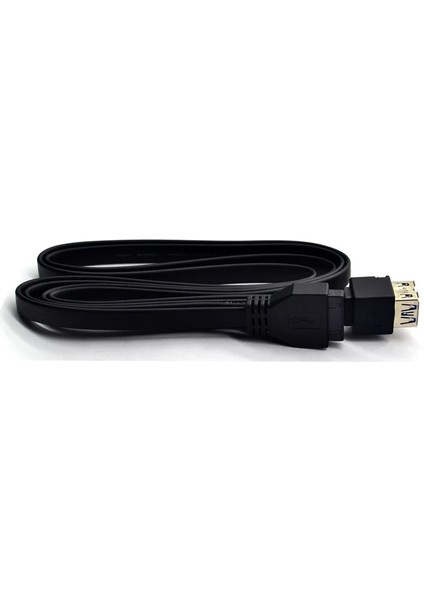 30 cm Konnektörler 19PIN/20PIN Dişi Başlık Çift USB 3.0 Ön Panel Masaüstü Anakart Montaj Kablo Kordonu Sabit Ayaklı 30/50/80 cm (Yurt Dışından) fırsatları