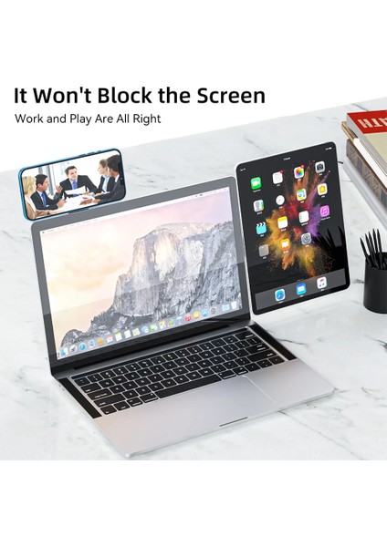 Koyu Gri 2 2 In 1 Dizüstü Bilgisayar Standı Dizüstü Bilgisayarı Genişletin iPhone Xiaomi Macbook Air Pro Masaüstü Tutucu Bilgisayar Dizüstü Aksesuarları Için Destek (Yurt Dışından) indirimleri