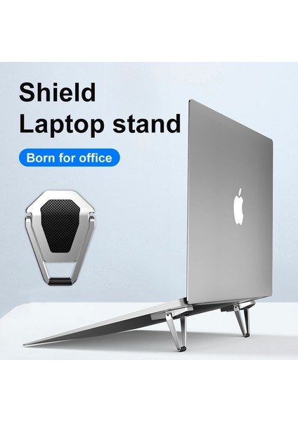 1 Çift Metal Metal Taşınabilir Dizüstü Bilgisayar Standı Tabanı Ayarlanabilir Soğutma Macbook Pro Air Için Dell Katlanabilir Evrensel Kaymaz Dizüstü Tutucu (Yurt Dışından)