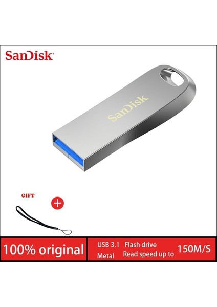 Mor 64GB Sandisk USB Flash Sürücü 3.1 Kalem Sürücü 32GB USB Bellek 64GB 128GBFLASH Sürücüler 256GB 150M/S'YE Kadar Hız Pendrives Diskler USB Anahtar Z71 (Yurt Dışından)
