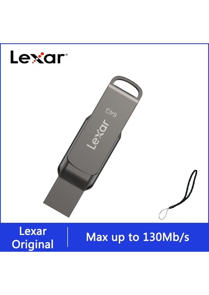 Add Multiunction 32GB Lexar D400 128GB Typec Otg 3.1 USB Flash Sürücü 64GB U Disk 32GB Pendrive Araba 256GB Mini Kalem Sürücü Metal Ofis Telefon Için (Yurt Dışından)