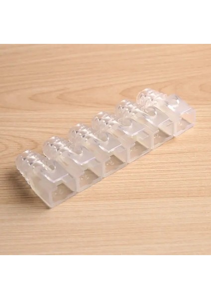 Beyaz 100 Adet Ampcom RJ45 Ethernet Ağ Kablosu Gerginlik Giderici Botlar Kablo Konektörü Fiş Kapakları Cat5 CAT5E Cat6 (Plastik) (Yurt Dışından)
